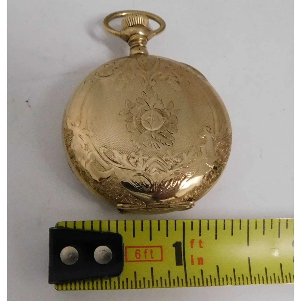 Elgin Gold Pocket Watch 7 jewels 1904‎